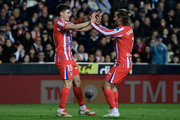 Bom ambiente harmonioso entre os jogadores do Atlético de Madrid